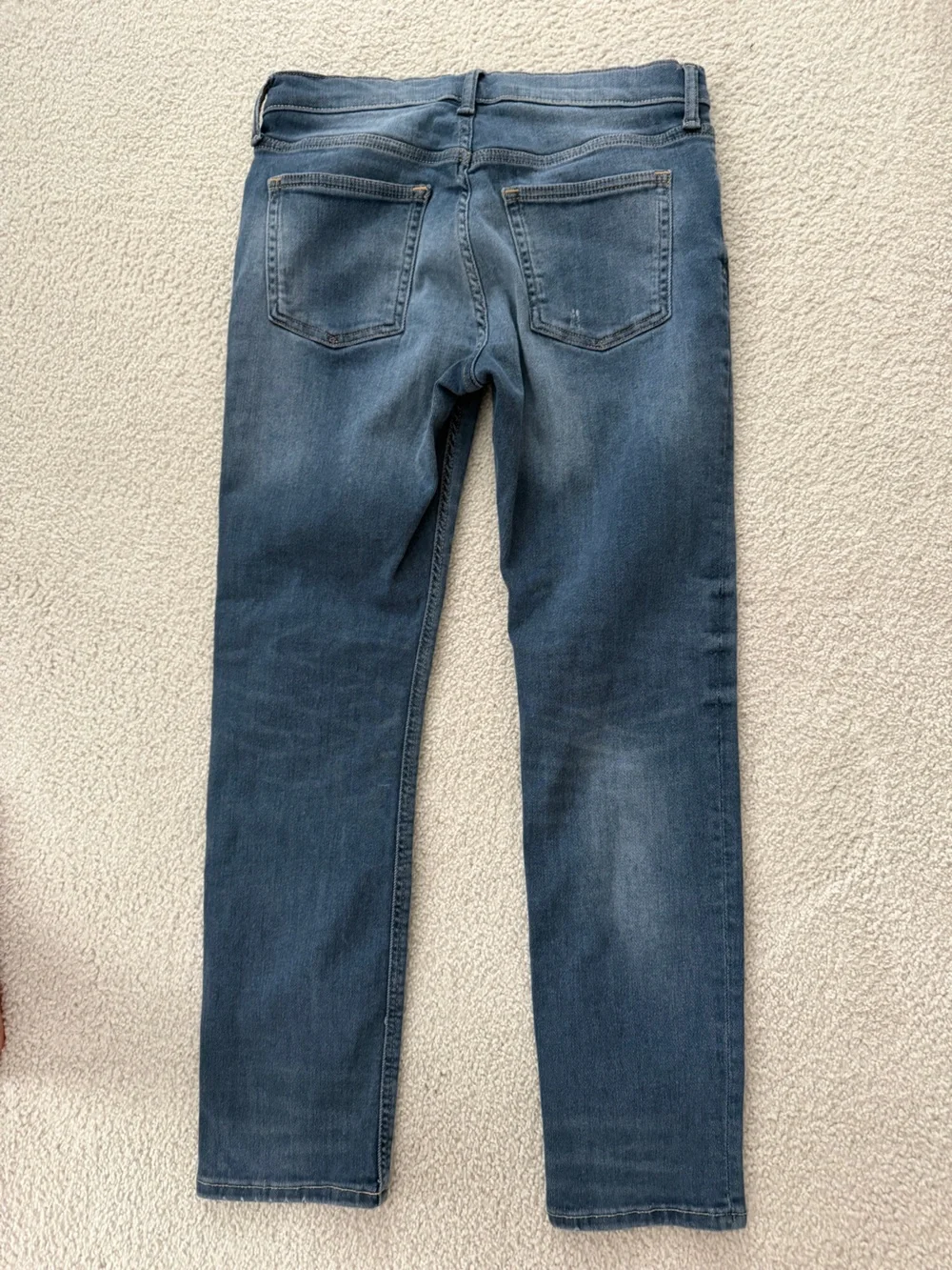 GAP Kids Skinny Jeans Boys Size 12 Husky Medium Wash Stretch Denim